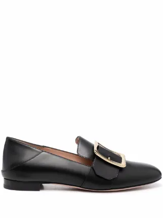 Bally Janelle Buckled Loafers Black FARFETCH CA