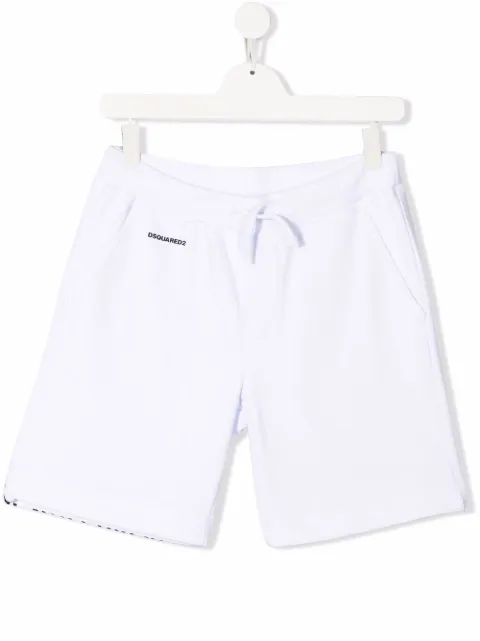 Dsquared2 Kids شورت قطن بطبعة شعار الماركة