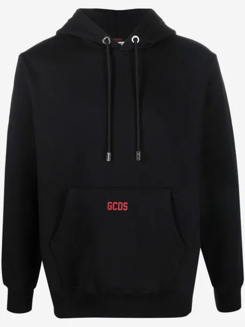 GCDS logo drawstring hoodie