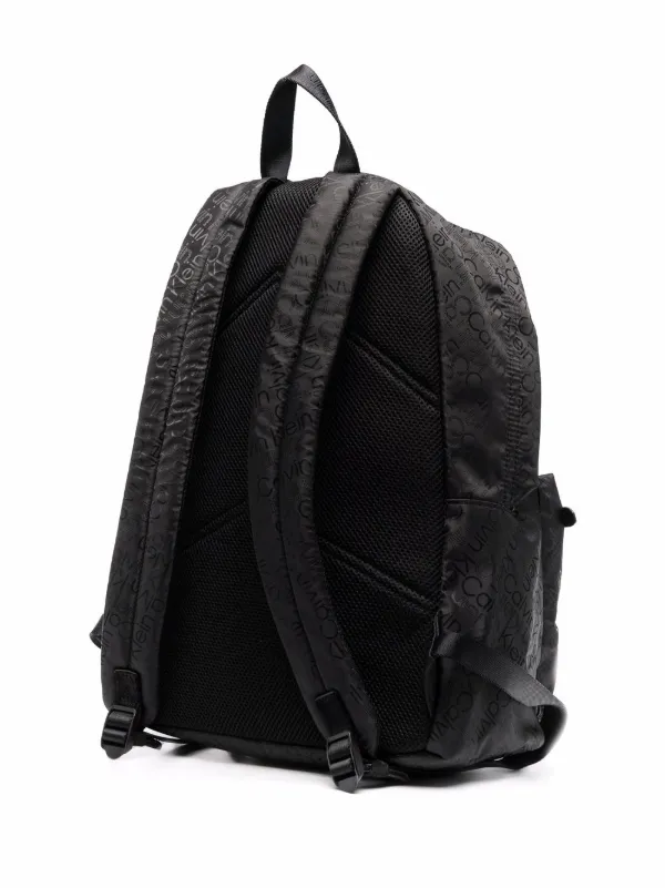Calvin Klein monogram-pattern Backpack 