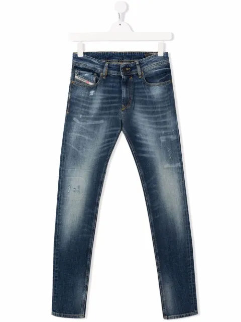 Diesel Kids جينز بتأثير باهت