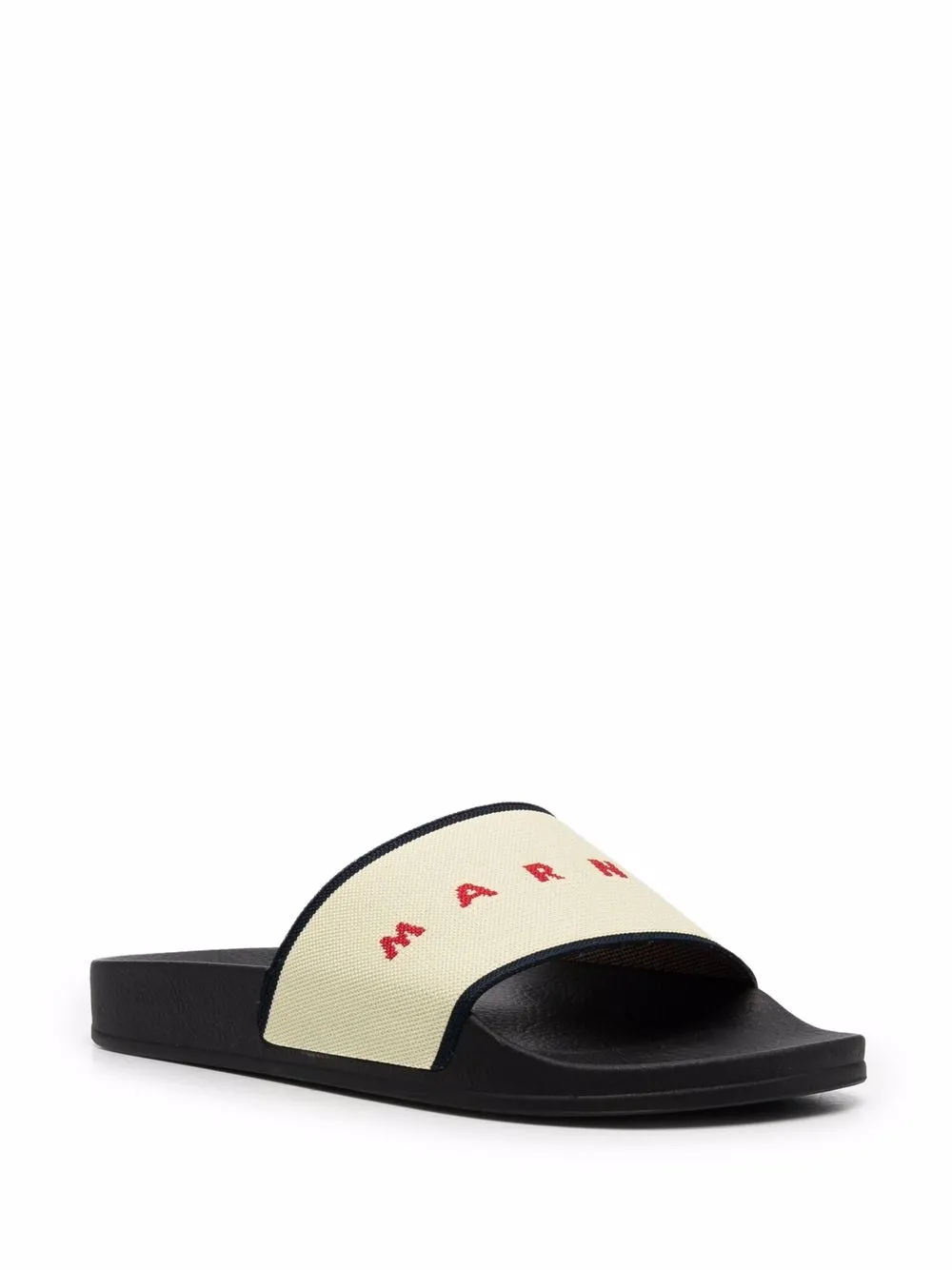 Marni Gebreide slippers - Beige