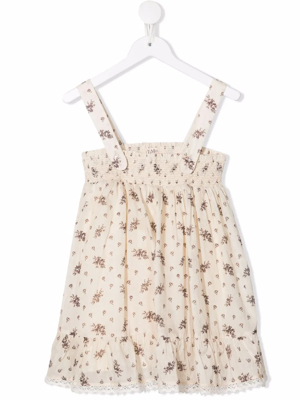 

ByTimo Kids floral-print sleeveless dress - Neutrals