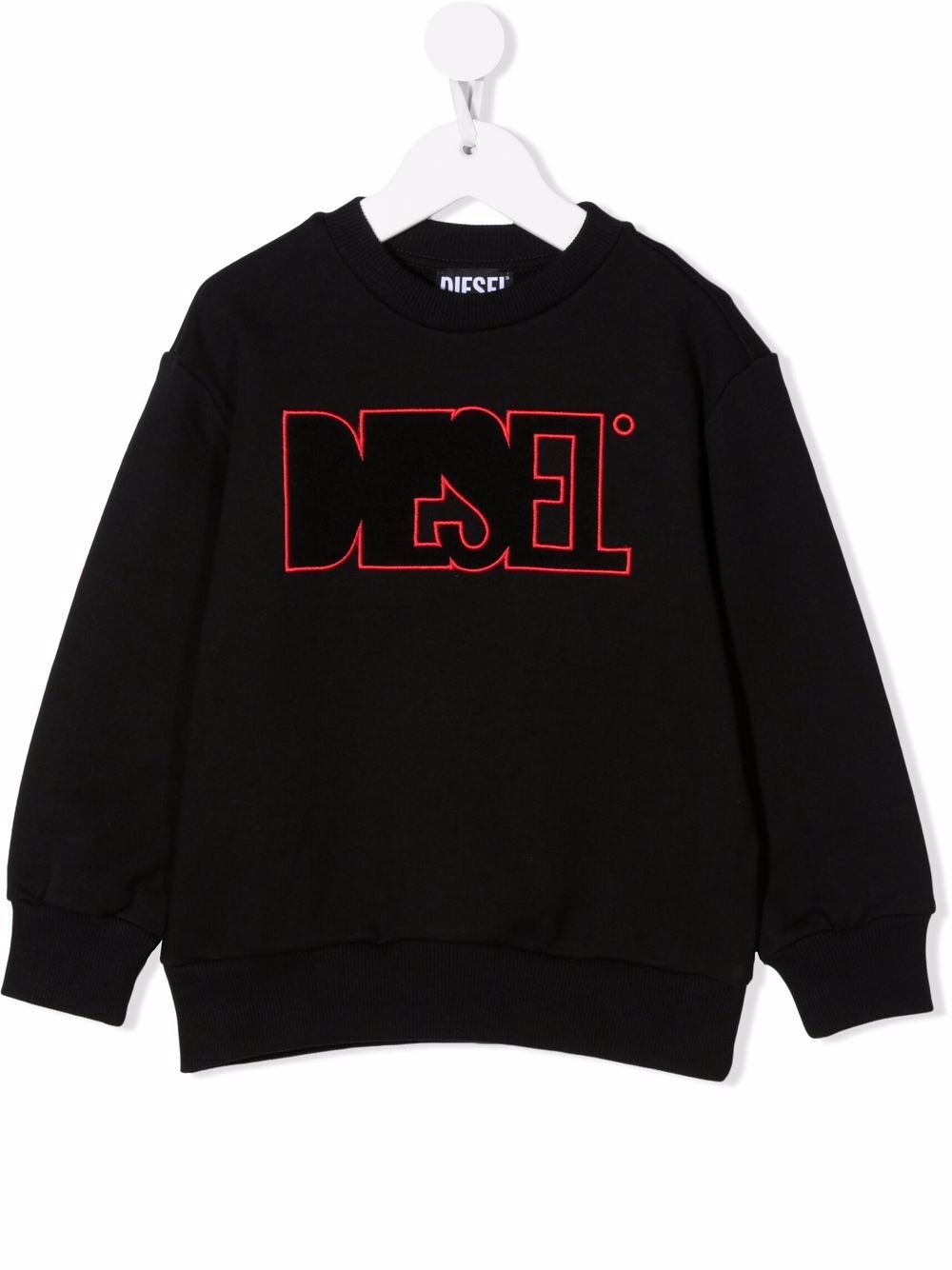 фото Diesel kids толстовка с вышитым логотипом