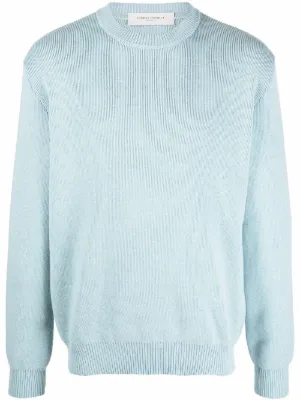 Maglione girocollo Collezione Golden in cotone grigio mélange scuro con  logo a contrasto sul retro Grigio mélange scuro | Maglieria Golden Goose  Uomo · StreamLife