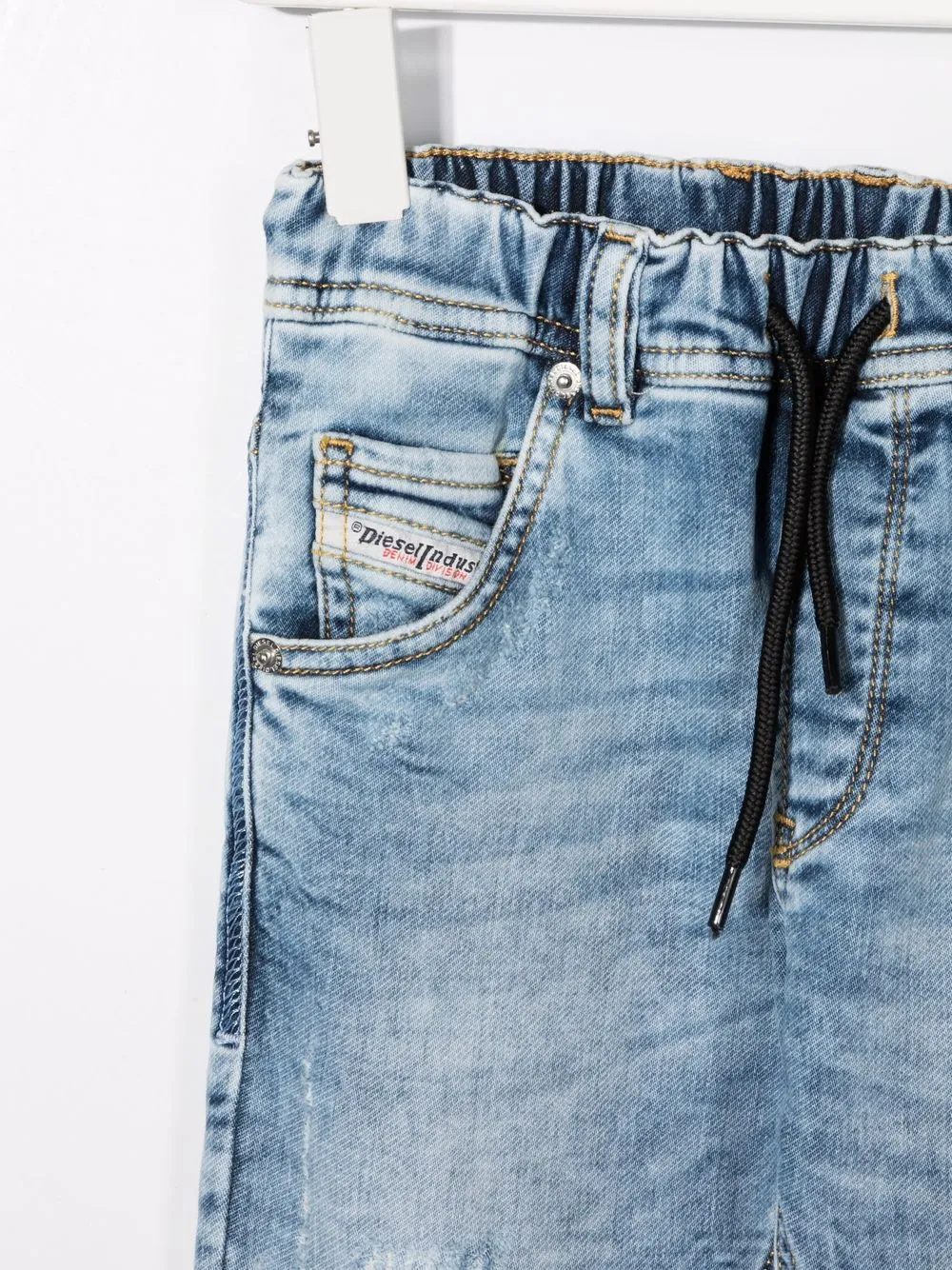 фото Diesel kids прямые джинсы с кулиской