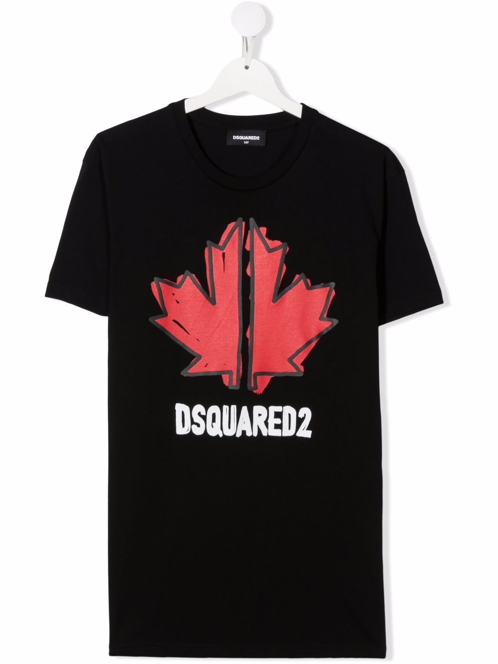 фото Dsquared2 kids футболка с логотипом