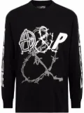 Palace x Anarchic Adjustment Counter Couture long-sleeve T-shirt - Black