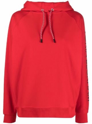 Victoria Beckham long sleeve Drawstring Hoodie Farfetch