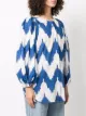 Dorothee Schumacher zigzag tie-waist blouse