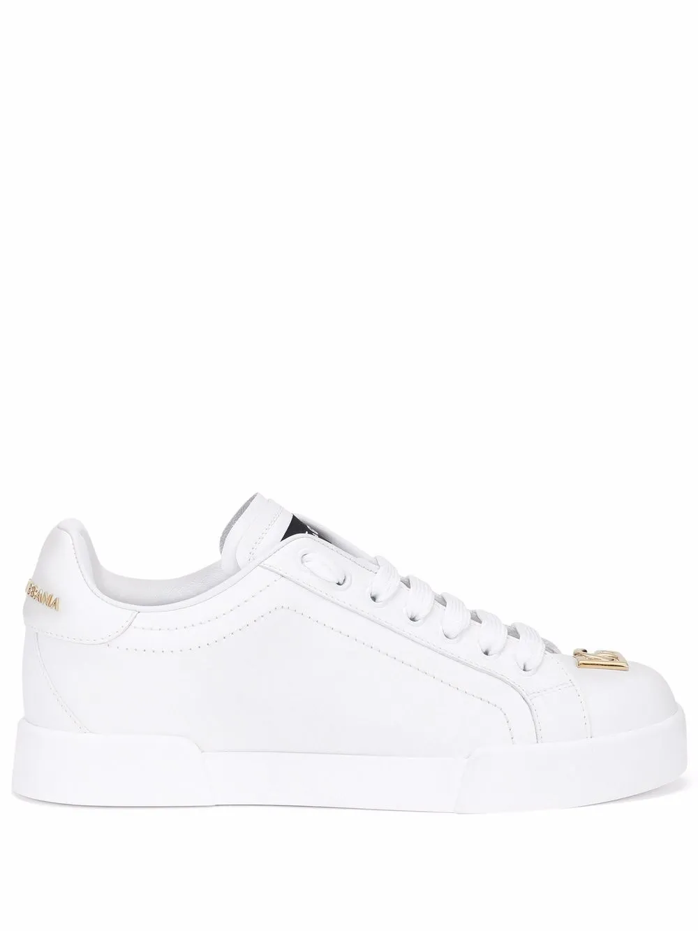 dolce and gabbana plaque trainers
