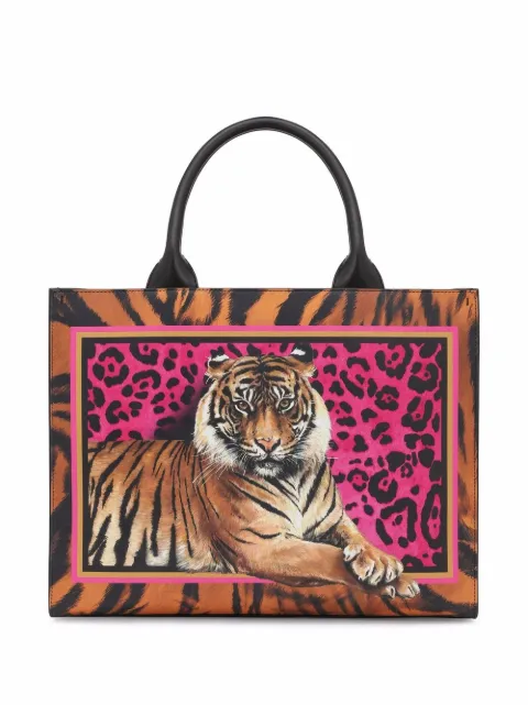Tasche Tiger Handtasche Animal Look