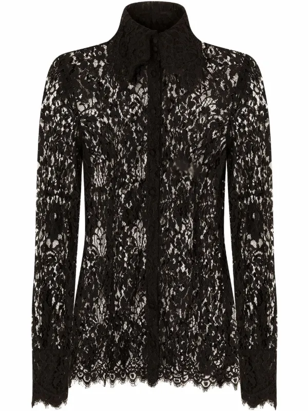 Dolce & Gabbana sheer-coverage Lace Shirt - Farfetch