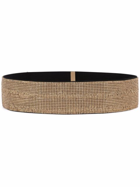 Dolce & Gabbana crystal mesh belt Women