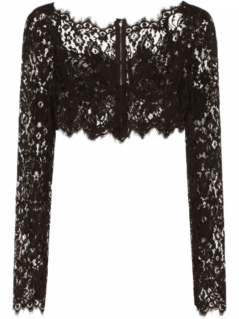 Dolce & Gabbana توب كورسيه بزينة دانتيل 