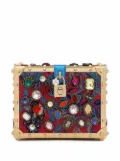 Dolce & Gabbana Jacquard Dolce Box top-handle bag - Blue