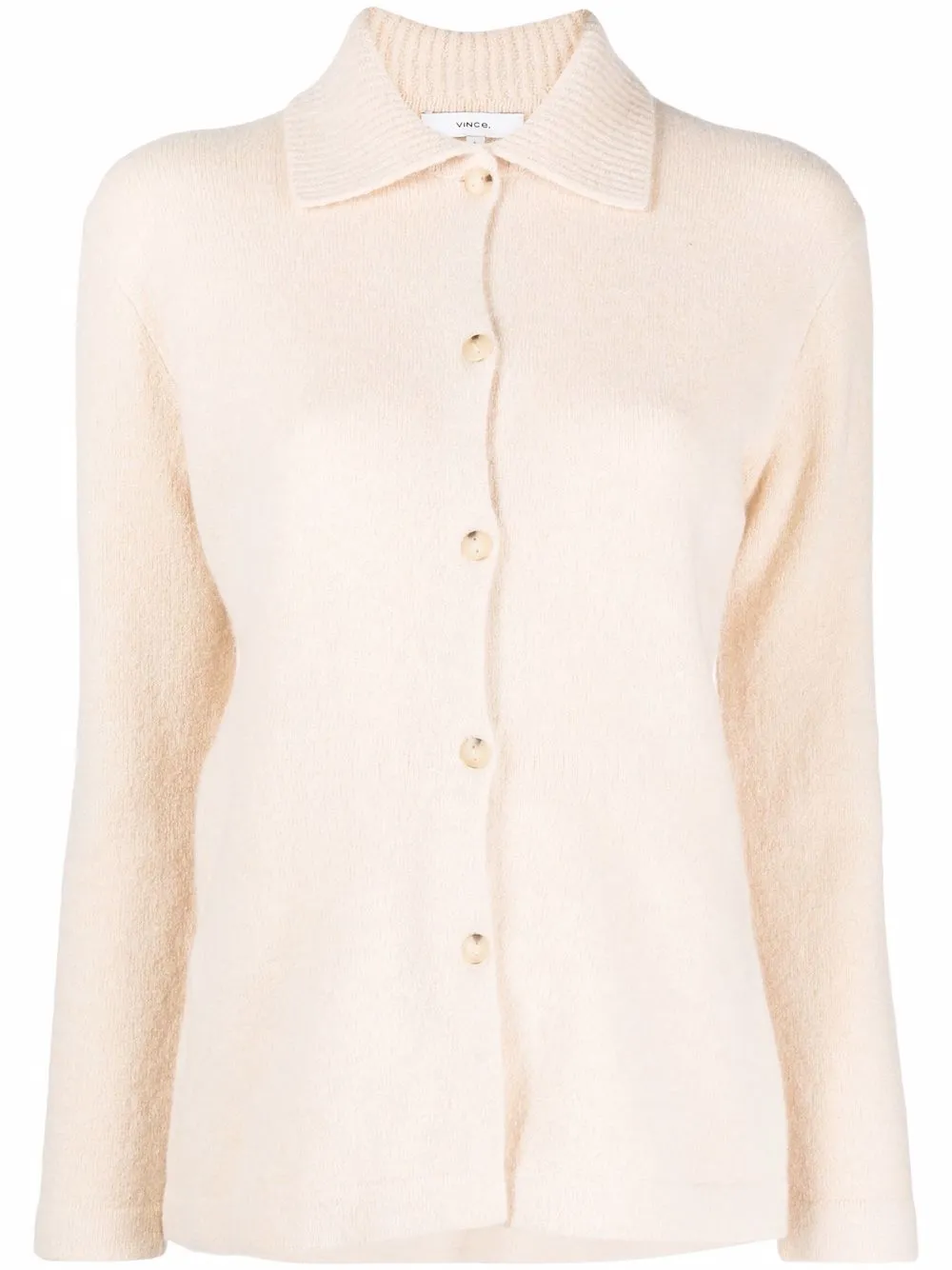 

Vince polo-collar cardigan - Neutrals