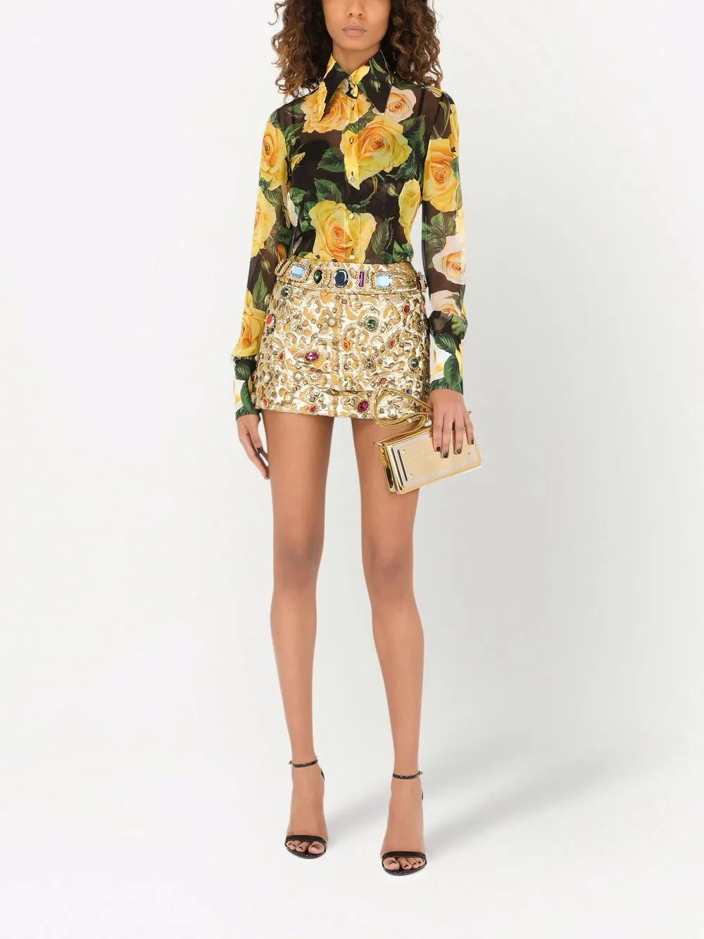 Dolce & Gabbana Zijden blouse - Zwart
