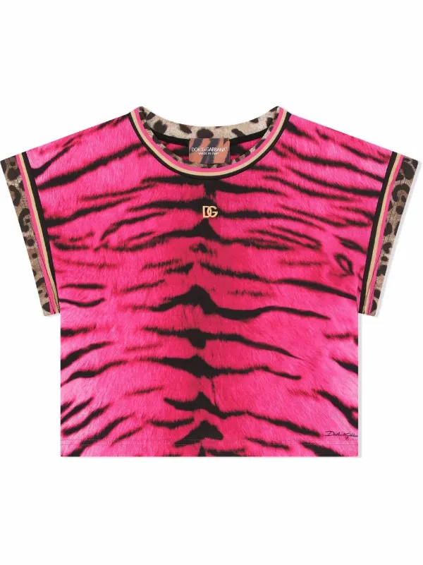 Pink tiger print shirt Clearance