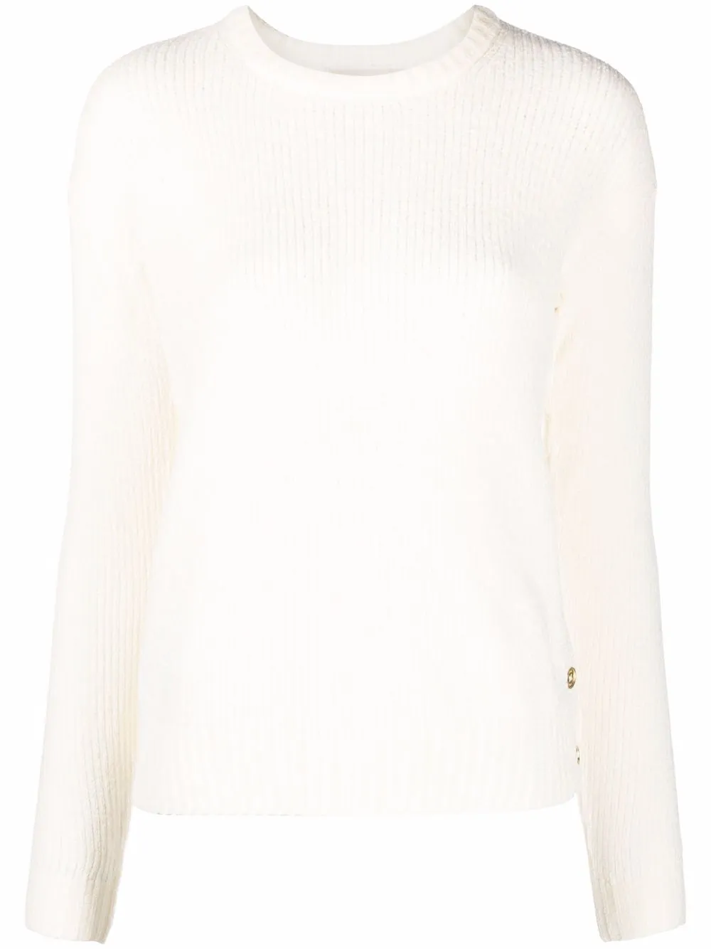 

Michael Michael Kors ribbed-knit crew-neck jumper - White