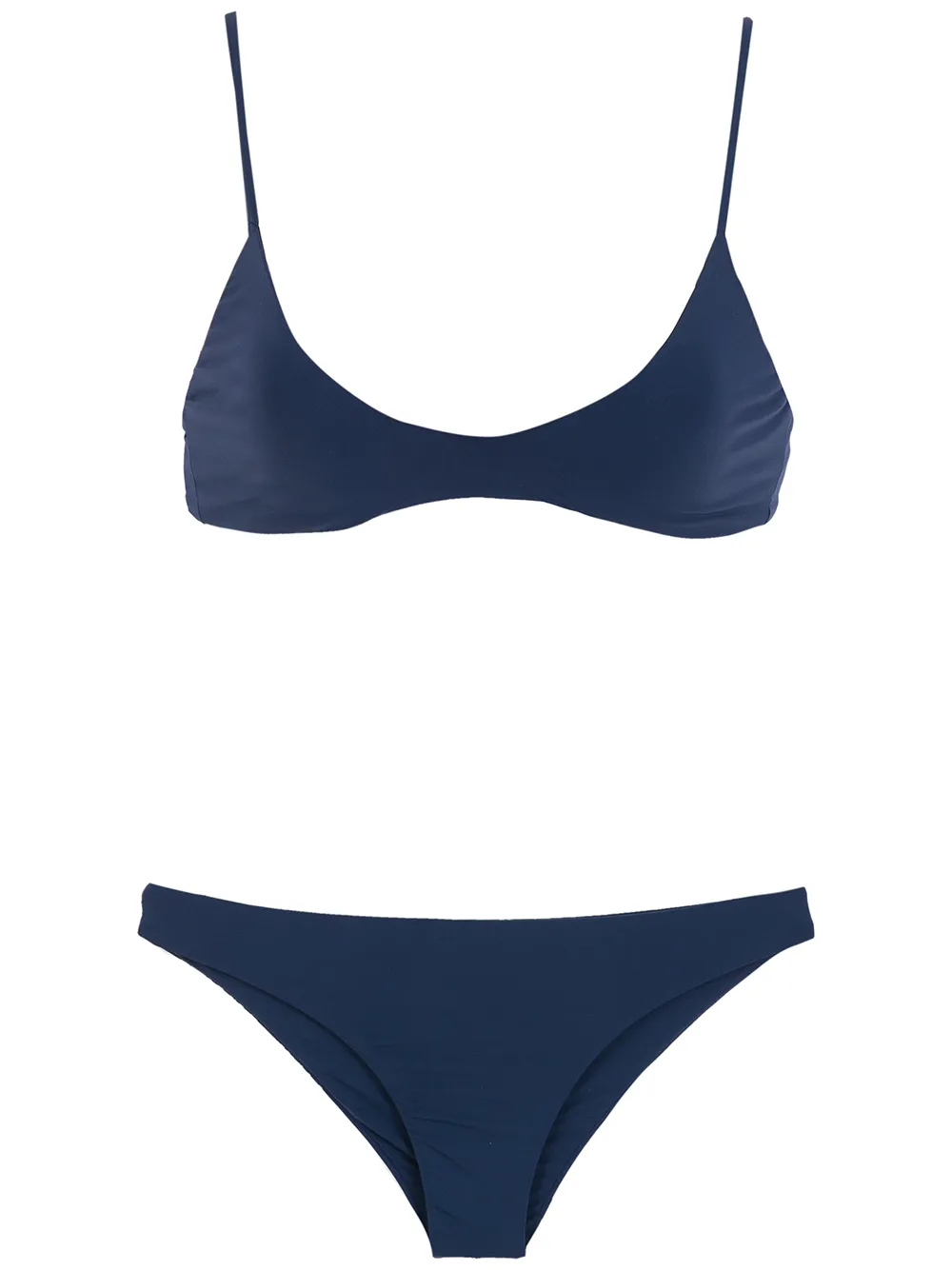 

PIU BRAND Tupi scoop-neck bikini set - Blue