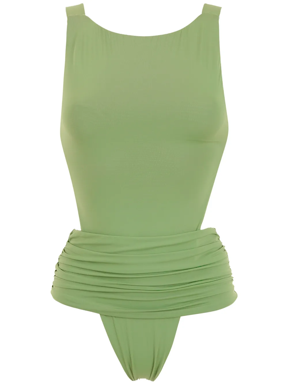

PIU BRAND traje de baño drapeado Maiô - Verde