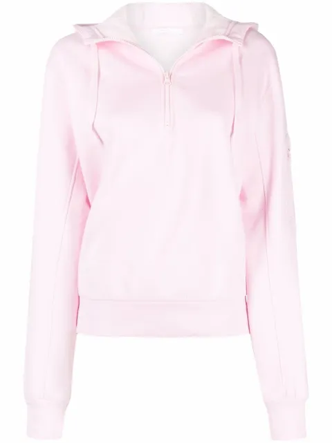 helmut lang zip moletom com capuz