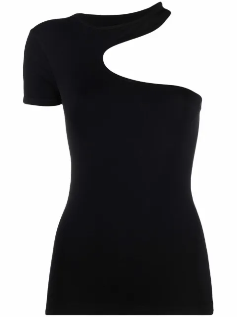 Helmut Lang playera con abertura