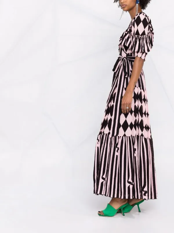 Dvf Diane Von Furstenberg harlequin-print Dress - Pink