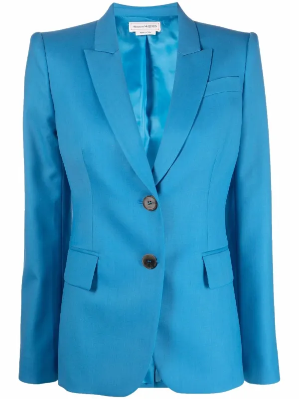 green blue blazer