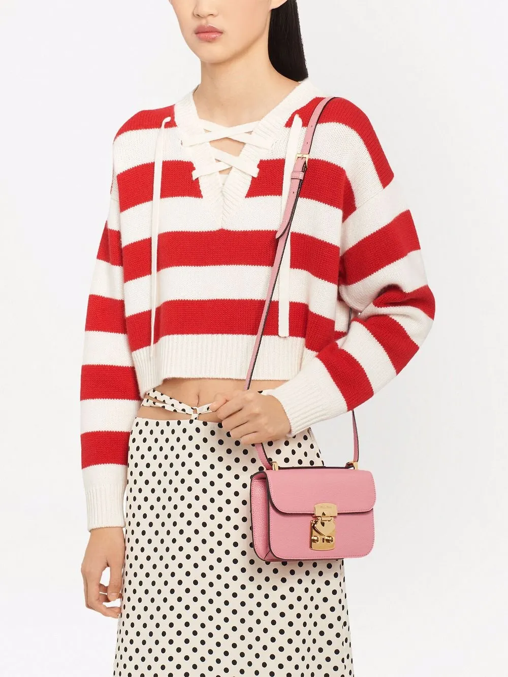 Miu Miu logoclasp Crossbody Bag Farfetch