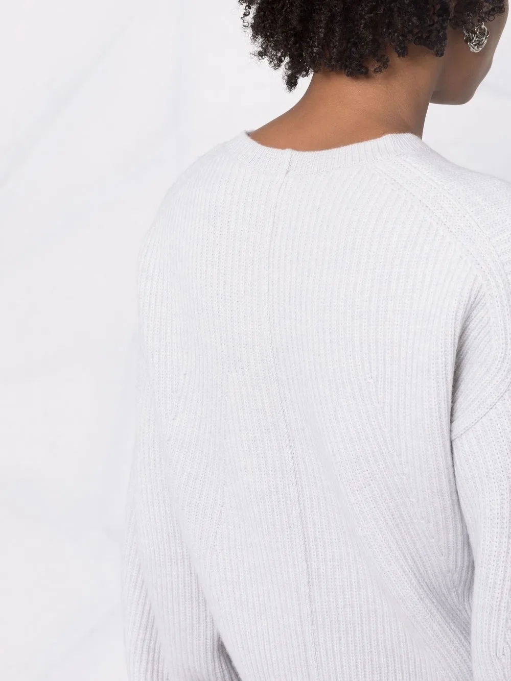 Oversized Ribbed Wool Jumper - Farfetch