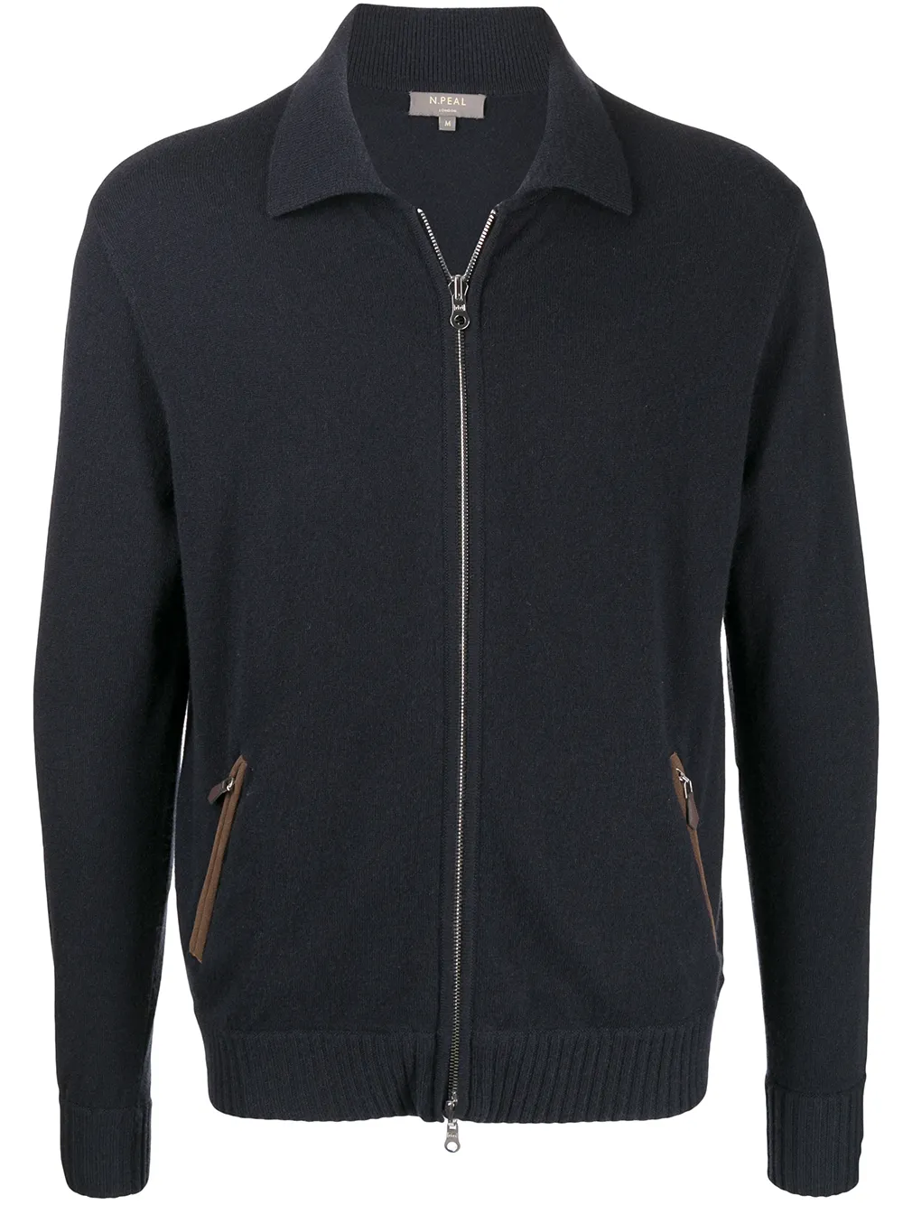 N.Peal Organic Cashmere zip-up Jacket - Farfetch