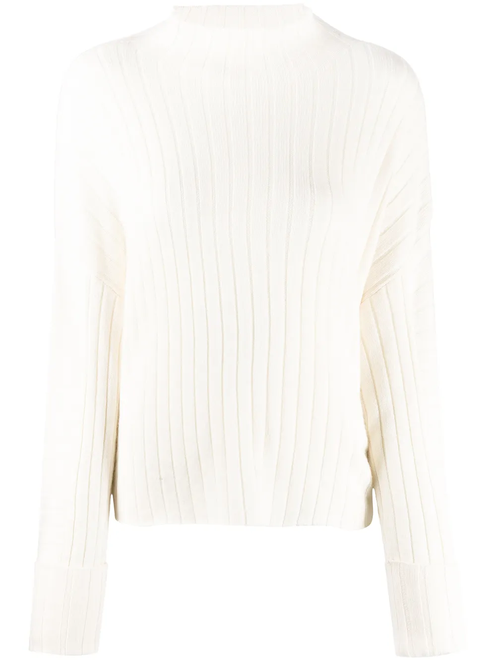 

N.Peal ribbed organic-cashmere jumper - White