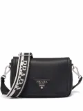 Prada small Flou shoulder bag - Black