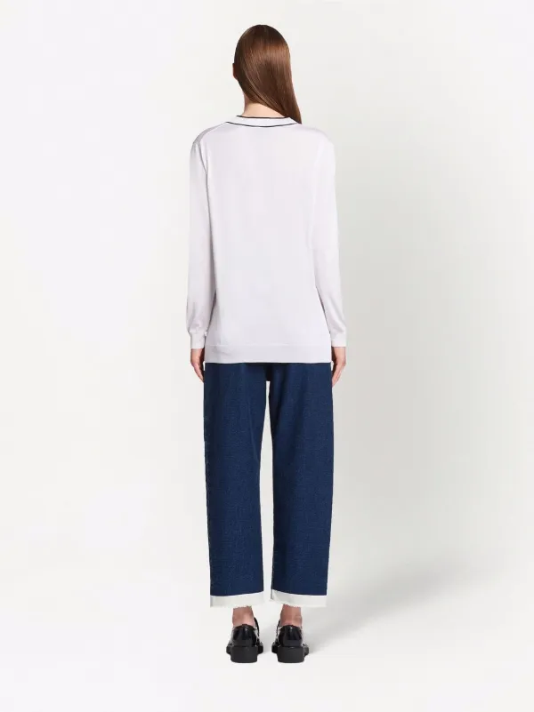 Prada Silk Cardigan | Saks Fifth Avenue