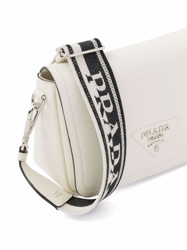 Shop Prada small Flou shoulder bag with Express Delivery - FARFETCH