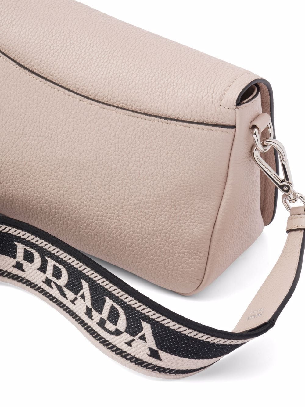 Prada Brown Leather Small Flap Bag