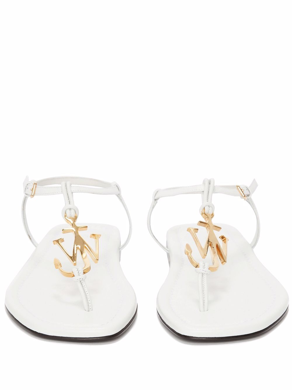 Affordable online deals JW Anderson Anchor-logo flat sandals Women