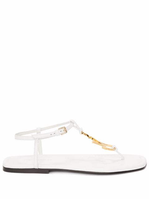 JW Anderson Anchor-logo flat sandals Women