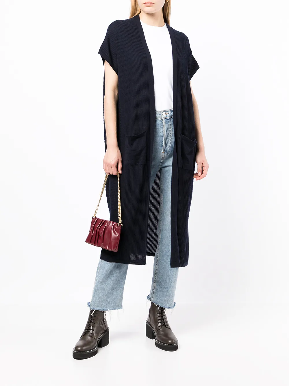 N.Peal Kasjmier top - Blauw