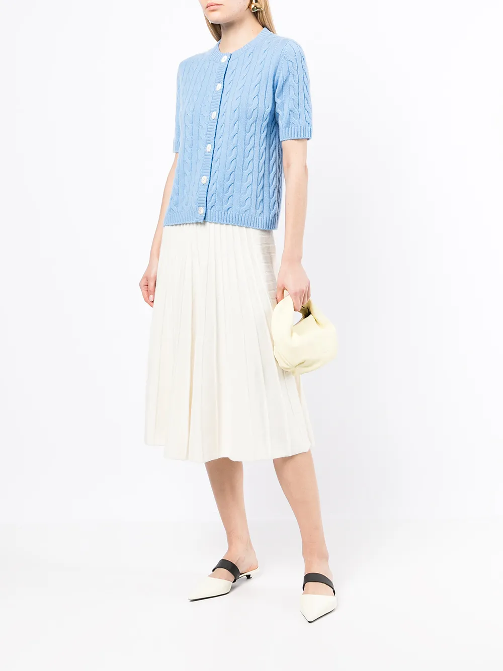 N.Peal Kasjmier vest - Blauw