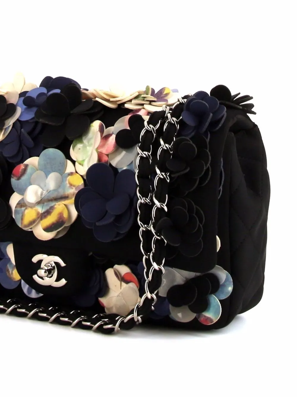 фото Chanel pre-owned сумка на плечо timeless 2015-го года с цветочным узором