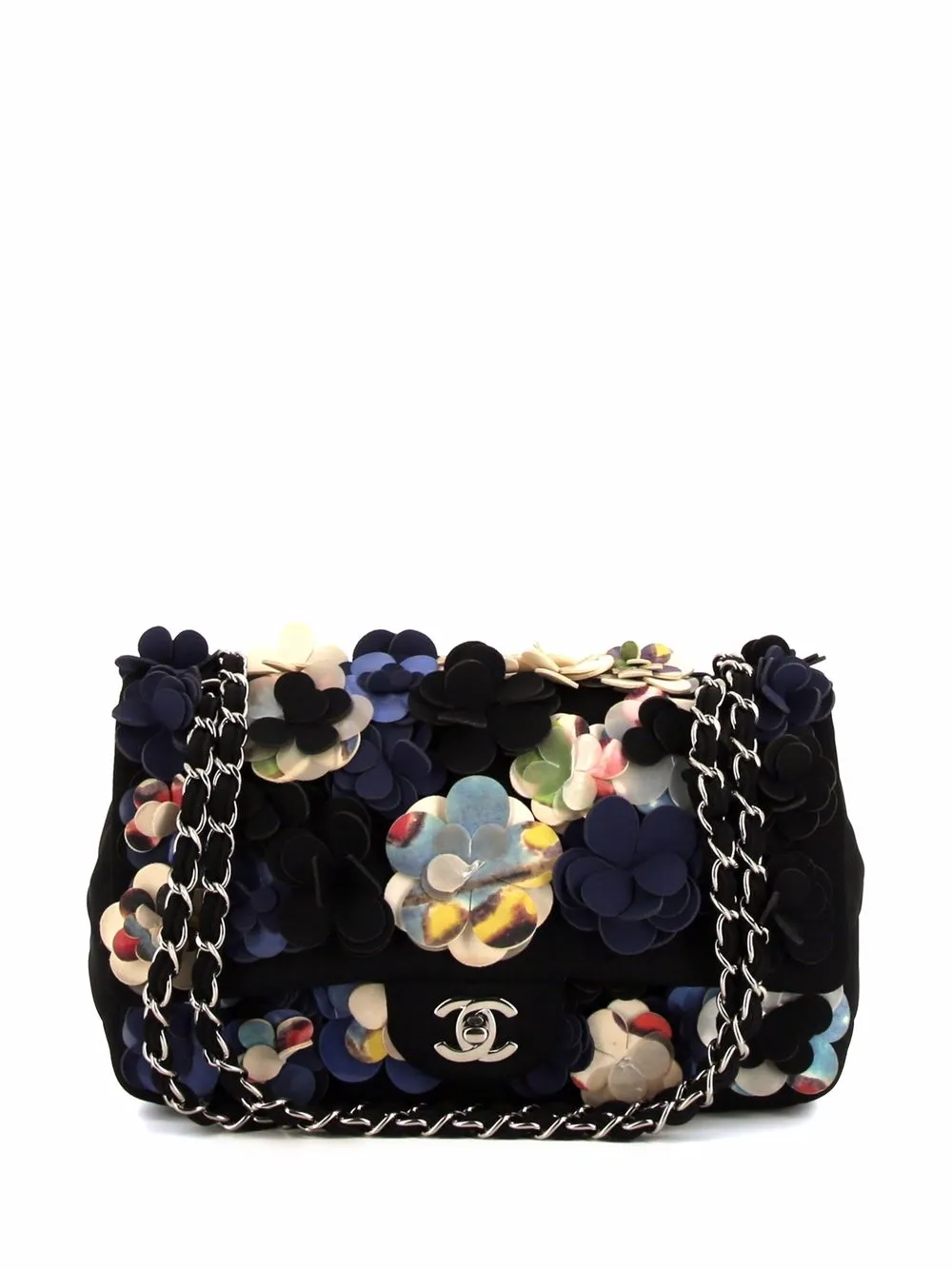 фото Chanel pre-owned сумка на плечо timeless 2015-го года с цветочным узором