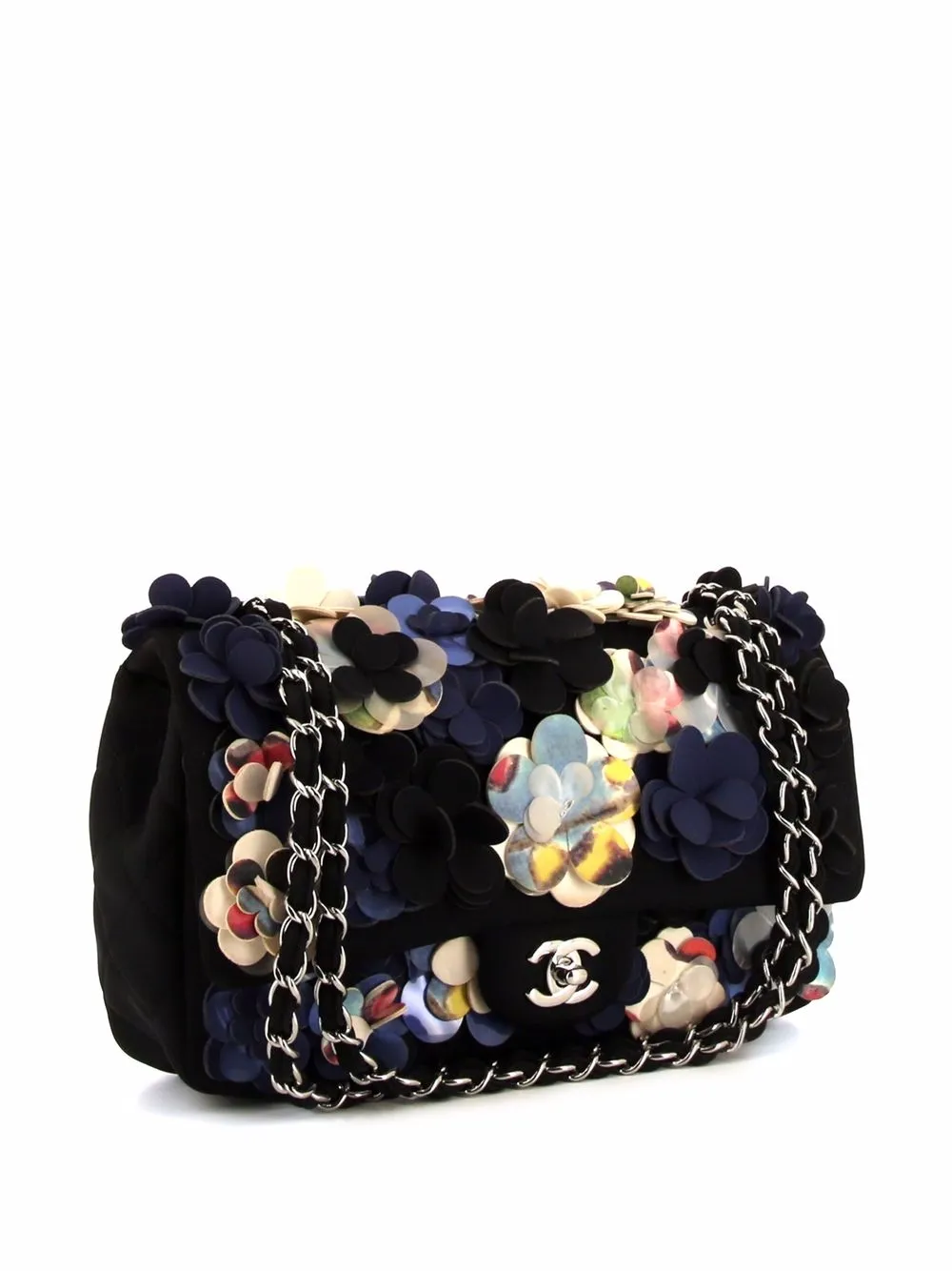 фото Chanel pre-owned сумка на плечо timeless 2015-го года с цветочным узором