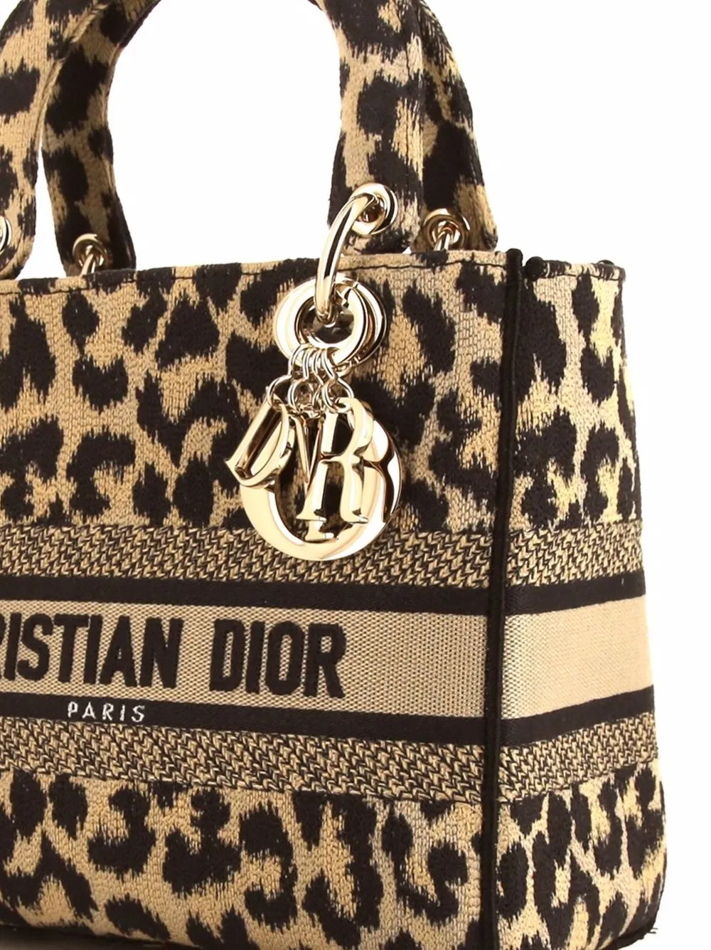 Christian Dior 2021 preowned Medium Cheetah Lady Dior Tote Bag Farfetch