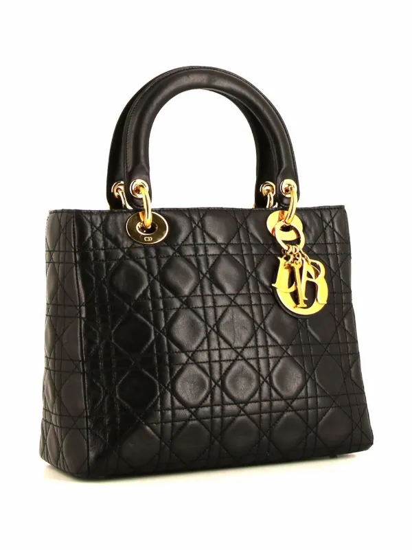 Christian Dior Borsa Tote Lady Dior Cannage Pre-owned 2010 - Farfetch