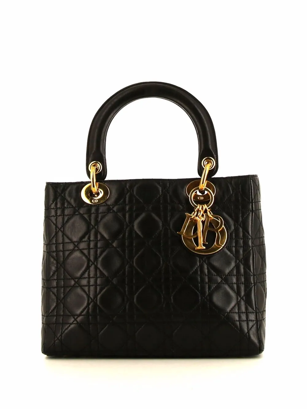 

Christian Dior tote Lady Dior Cannage 2010 pre-owned - Negro