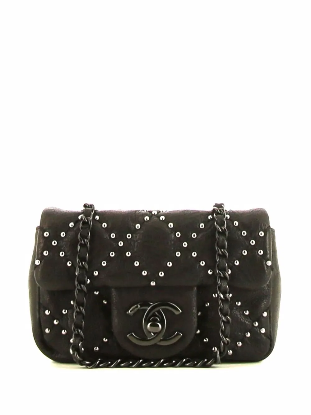 Image 1 of CHANEL Pre-Owned 2014 mini Timeless studded shoulder bag