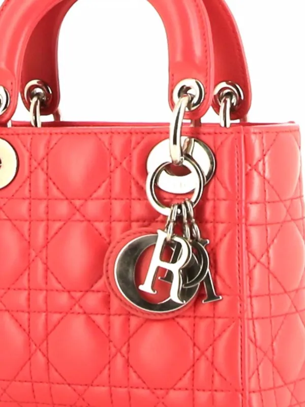 Christian Dior Borsa Tote Lady Dior Cannage Mini Pre-owned 2010 - Farfetch